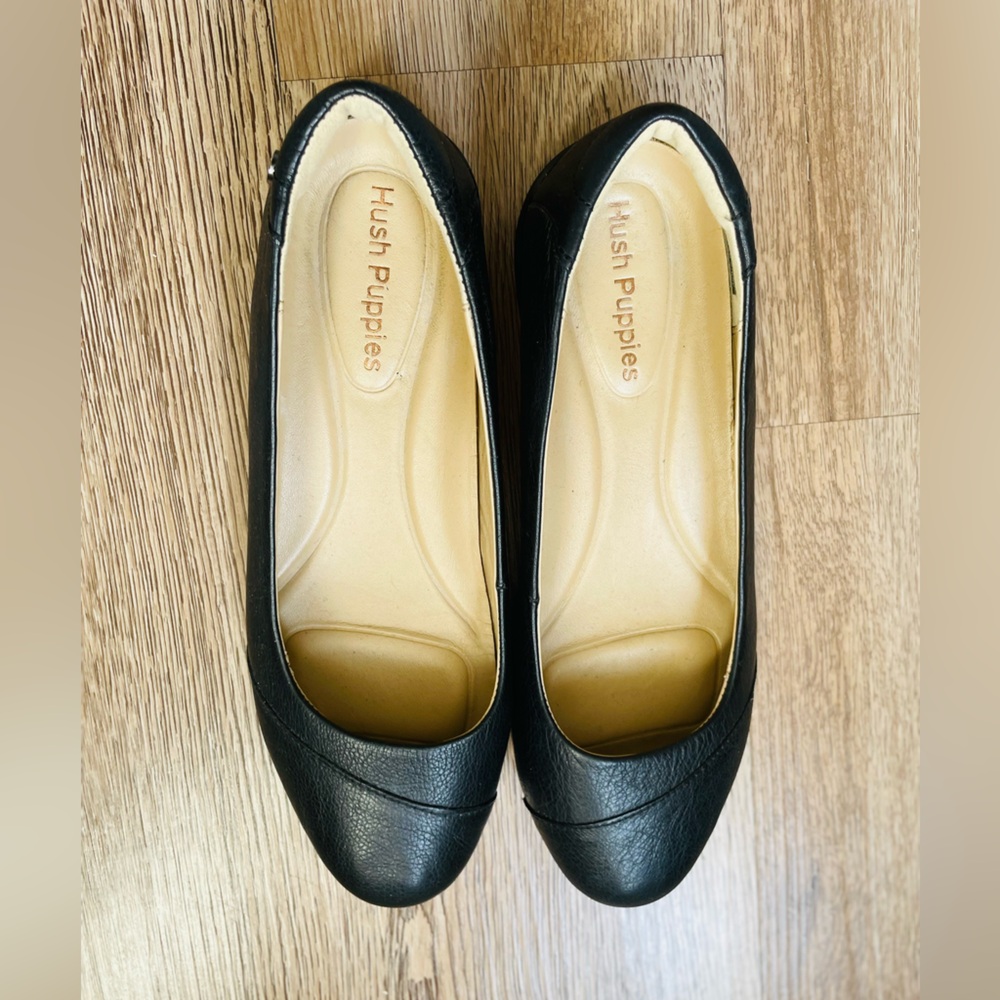 Hush Puppies Women's Classic Black Slip on Loafers